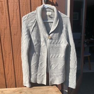 Banana Republic cable knit cardigan